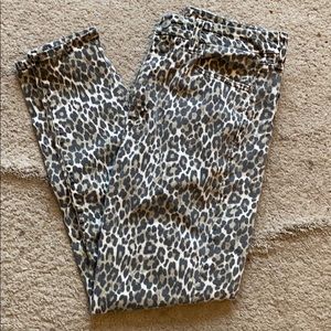 AEO Leopard Next Level Stretch Hi Rise Jegging 8S